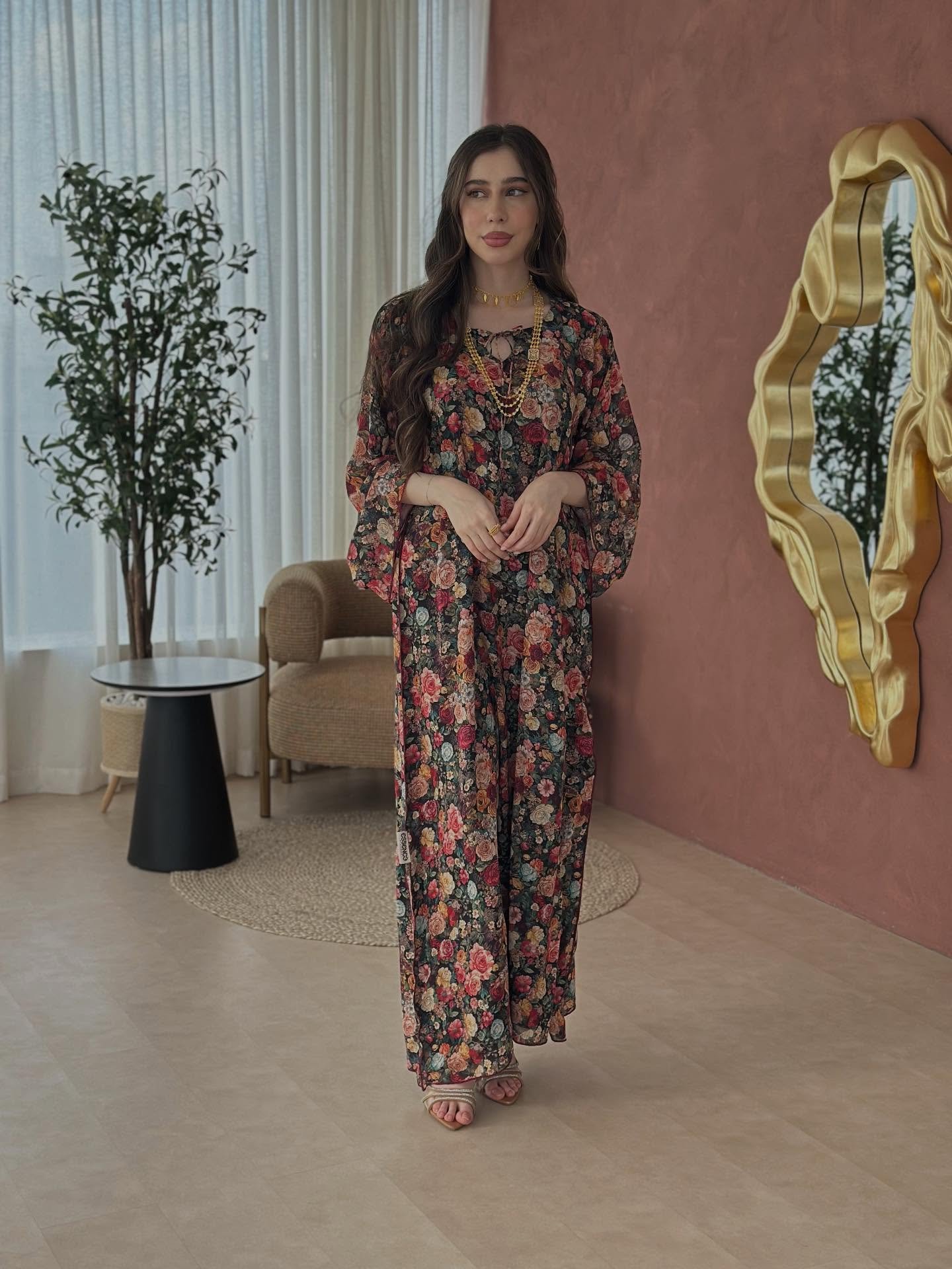 كولكشن اسنس الرمضاني 🌙 _قطعة مميزة بأقمشتنا الخاصة ❣️_قماش دجى الليل مبطن شيفون كور(J